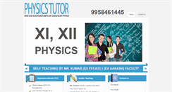 Desktop Screenshot of kumarphysicsclasses.com